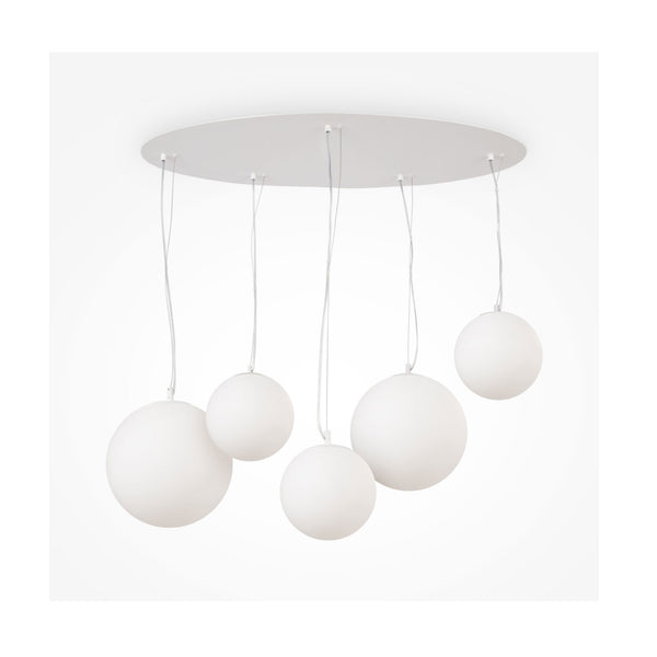 Maytoni Basic Form Sospensione E14x5 Bianco