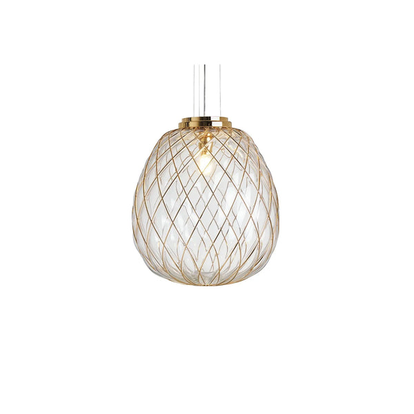 FontanaArte Pinecone Transparent Suspension Large