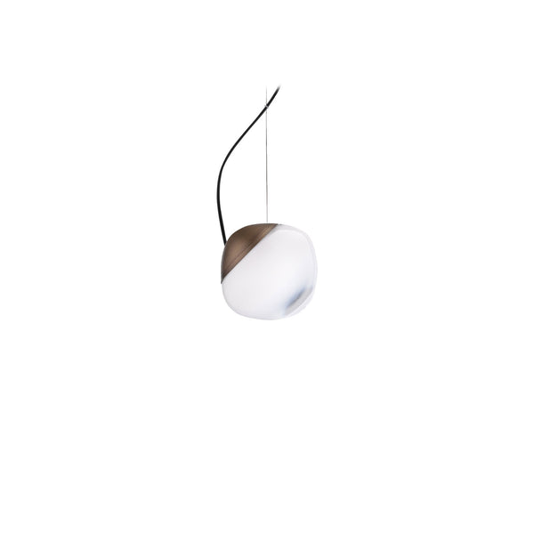 Vistosi Pure Suspension White Shaded Bronze