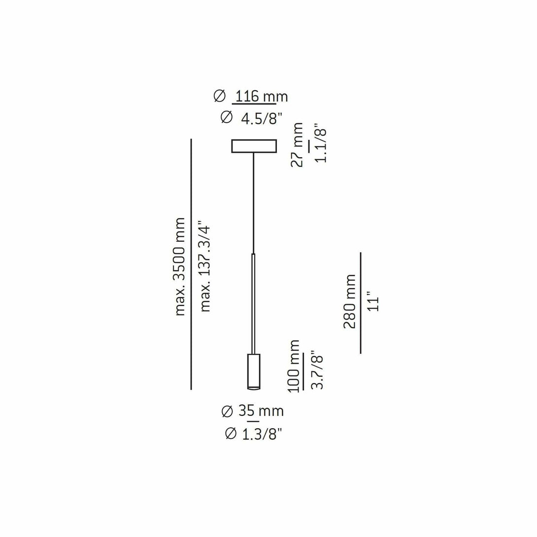 Estiluz Volta Sospensione 3534 Nero/Oro 2700K