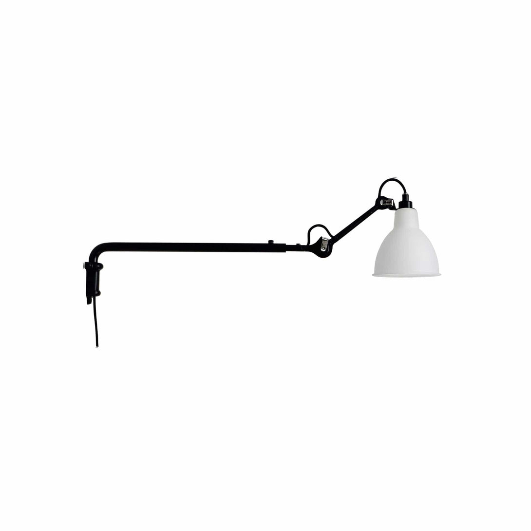 Lampade da parete DCW Lampe Gras N.203 Parete Nero Rotondo Policarbonato 3700677618207