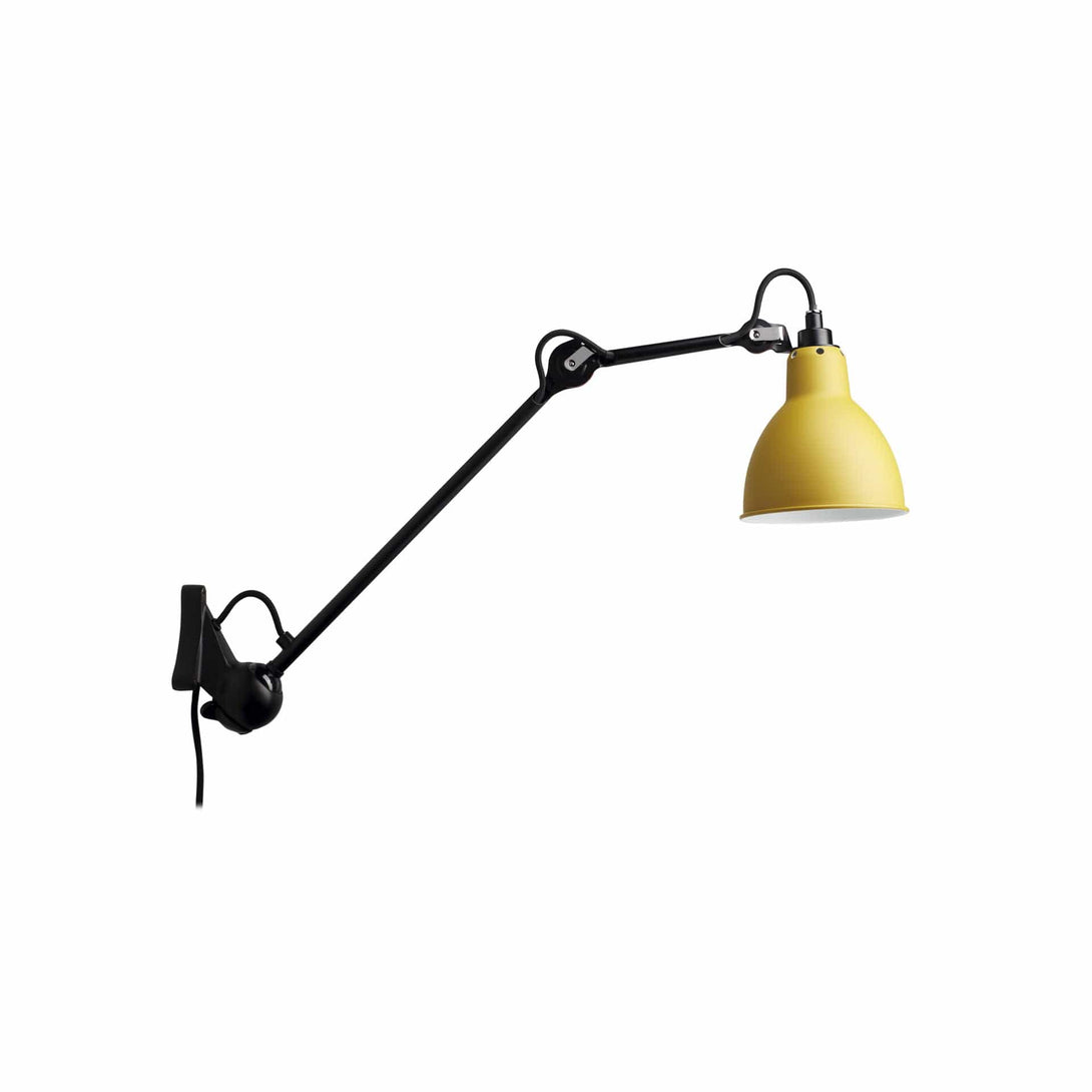 Lampade da parete DCW Lampe Gras N.222 Parete Nero Rotondo Giallo 3700677601636