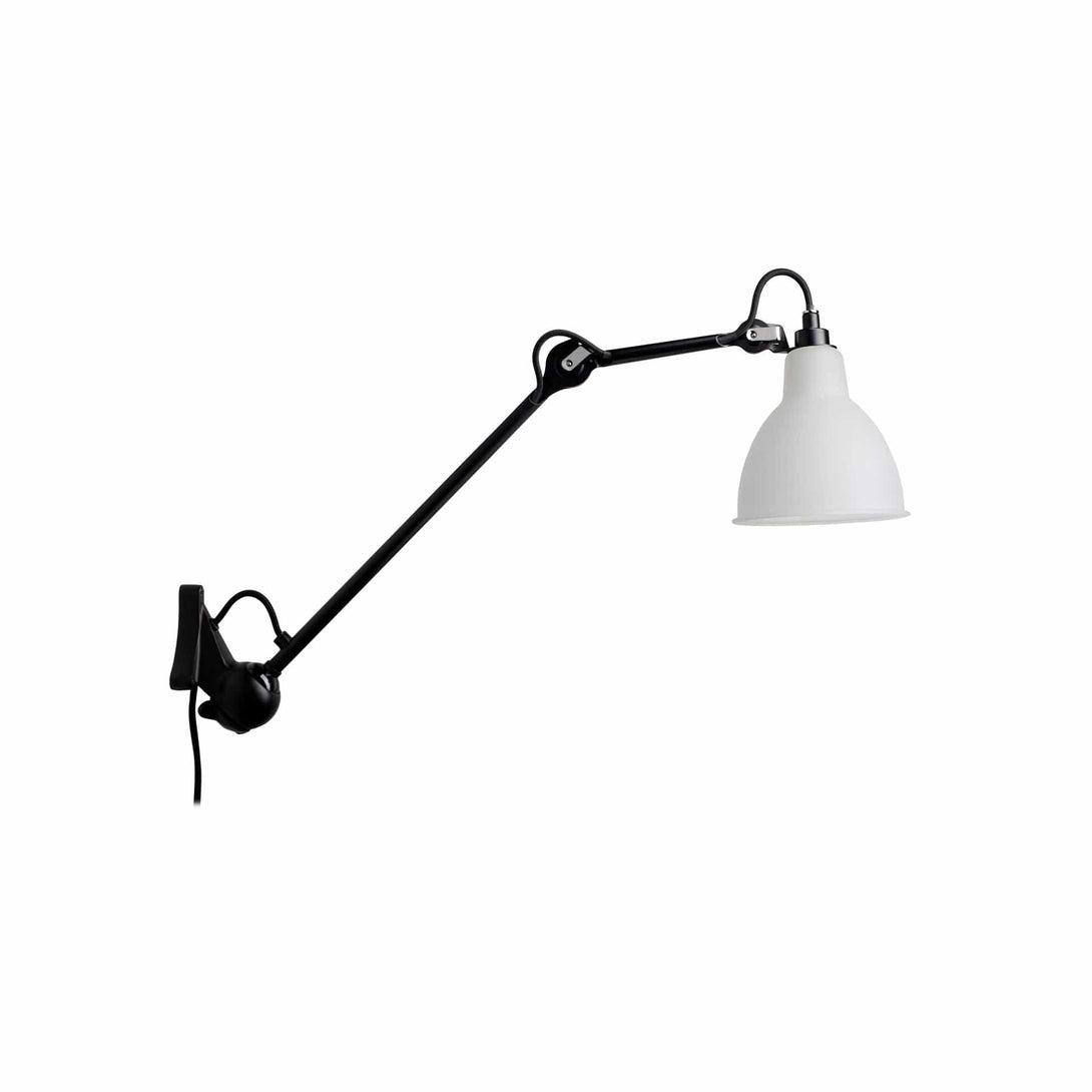 Lampade da parete DCW Lampe Gras N.222 Parete Nero Rotondo Policarbonato 3700677626745