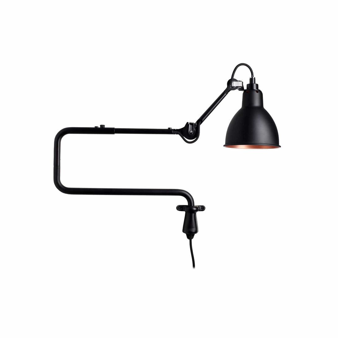 Lampade da parete DCW Lampe Gras N.303 Parete Nero Rotondo Nero/Rame 3700677602138