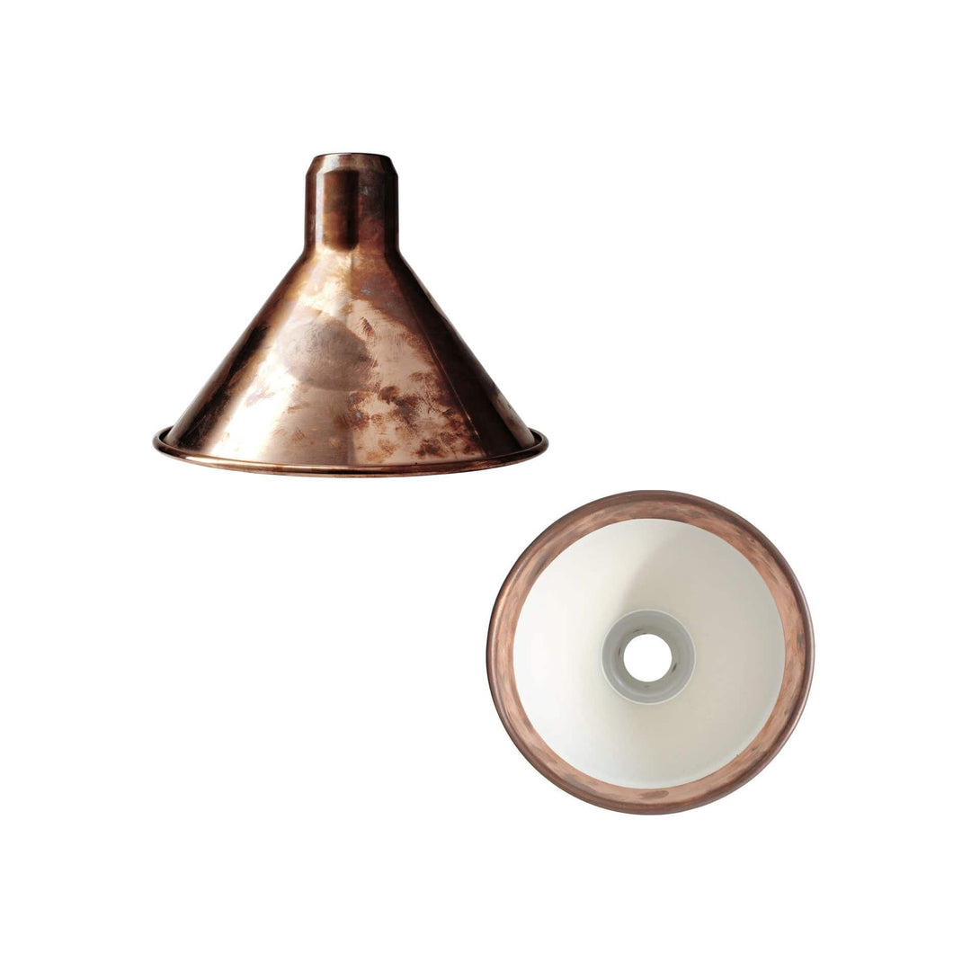 Lampade da parete DCW Lampe Gras N.304 L40 Parete Conico Rame grezzo/Bianco 3700677628626