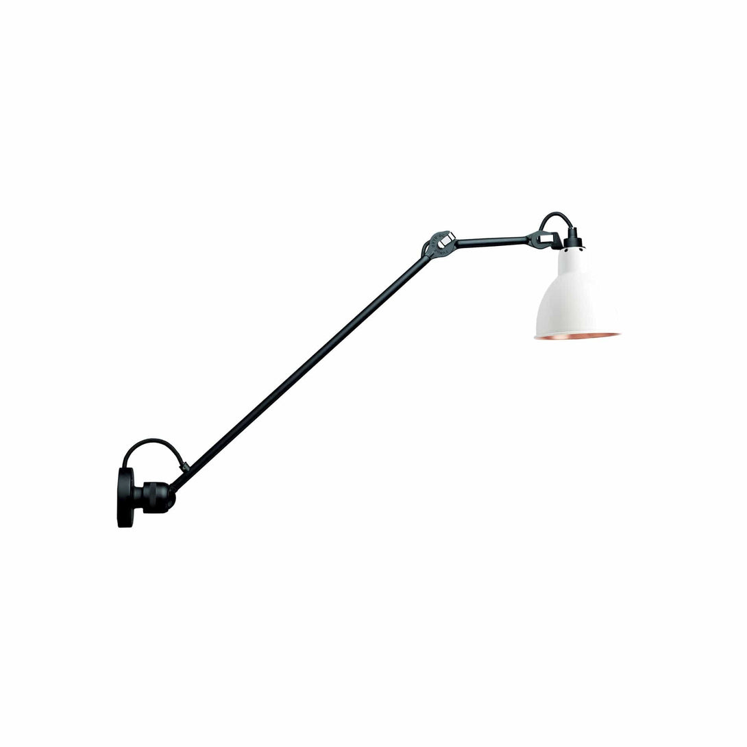 Lampade da parete DCW Lampe Gras N.304 L60 Parete Rotondo Bianco/Rame 3700677601490