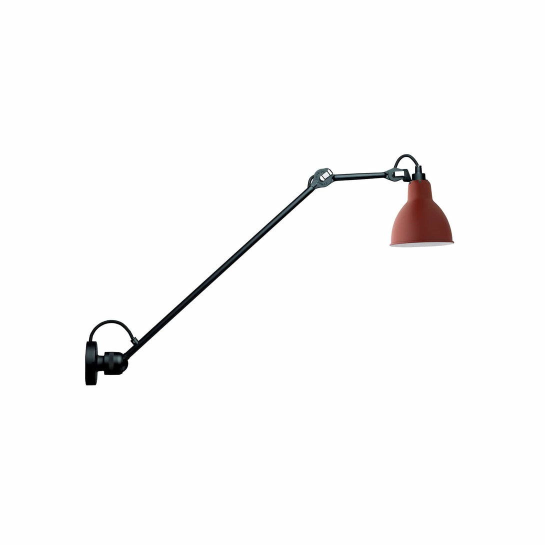 Lampade da parete DCW Lampe Gras N.304 L60 Parete Rotondo Rosso 3700677601445