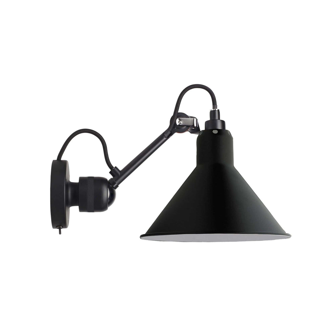 DCW Lampe Gras N.304 SW Parete Nero Conico