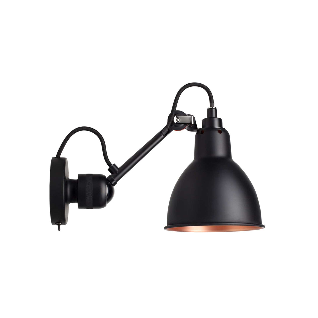 Lampade da parete DCW Lampe Gras N.304 SW Parete Nero Rotondo Nero/Rame 3700677601049