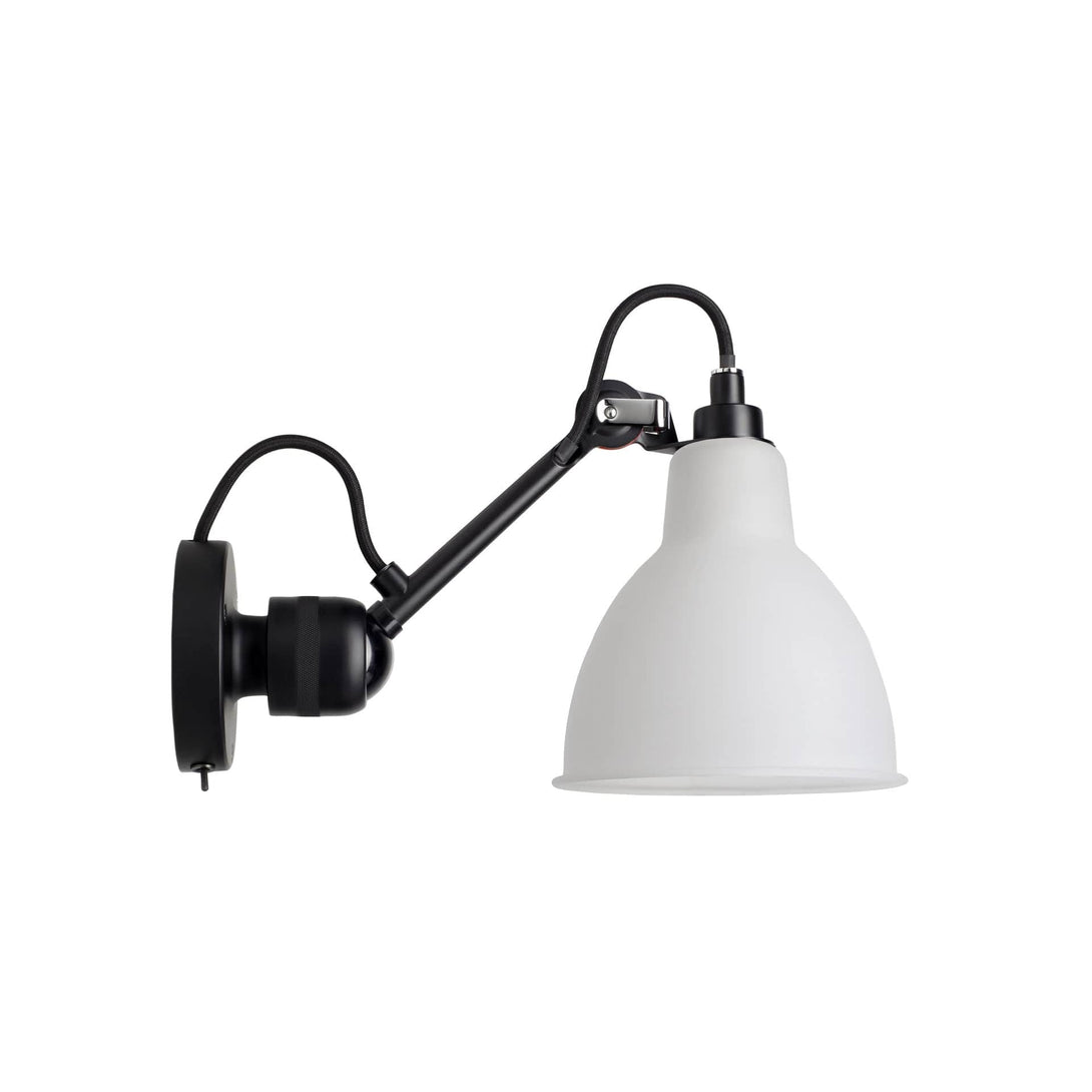 Lampade da parete DCW Lampe Gras N.304 SW Parete Nero Rotondo Policarbonato 3700677628015