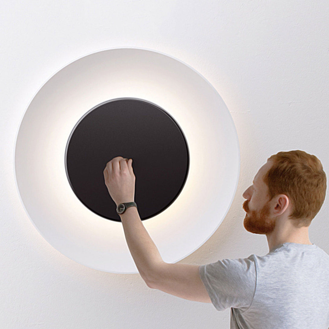 FontanaArte Lunaire LED Parete Soffitto Rame e Nero