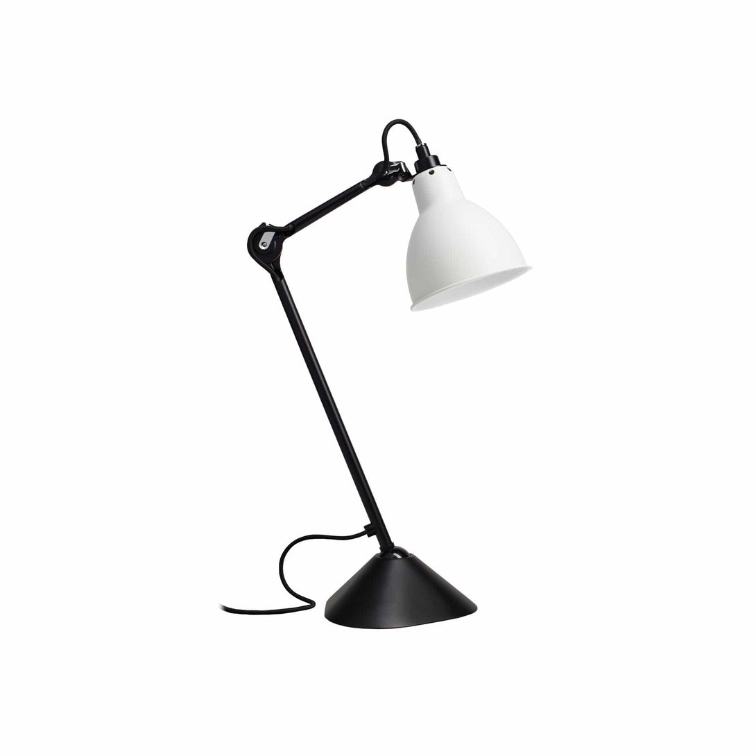 Lampade da tavolo DCW Lampe Gras N.205 Tavolo Nero Bianco 3700677600059