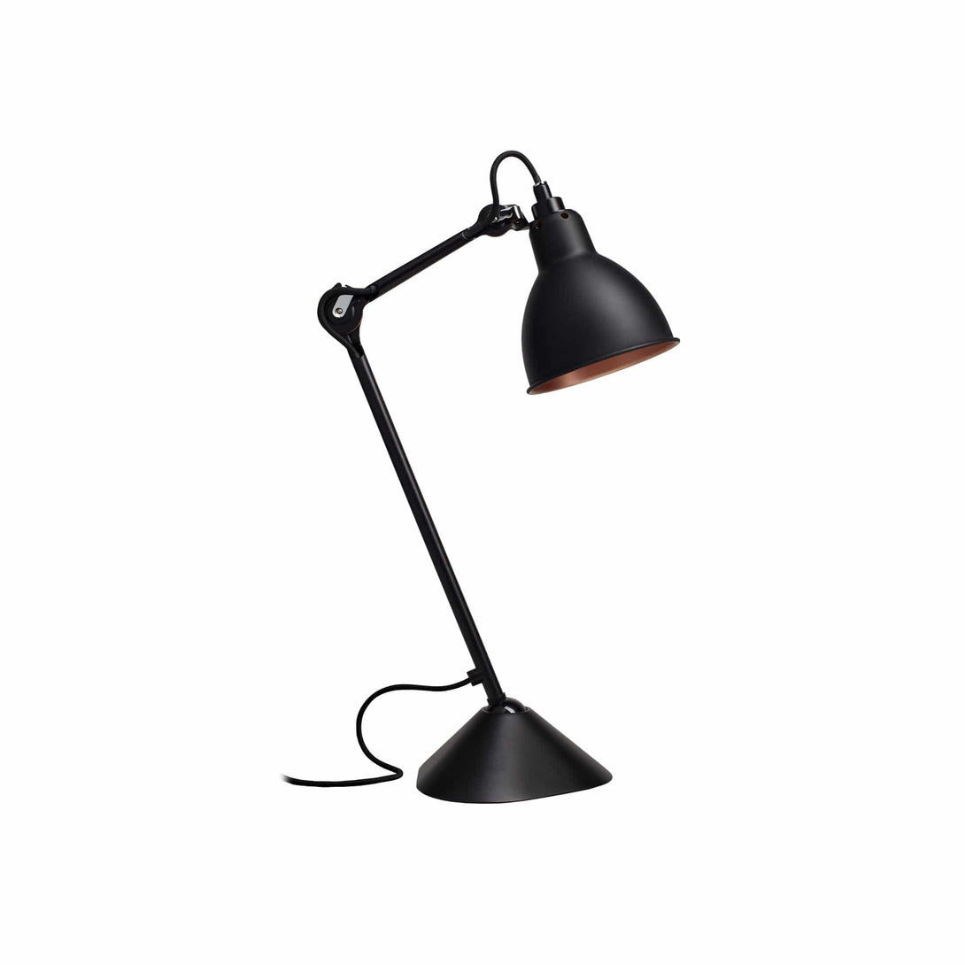 Lampade da tavolo DCW Lampe Gras N.205 Tavolo Nero Nero/Rame 3700677600073