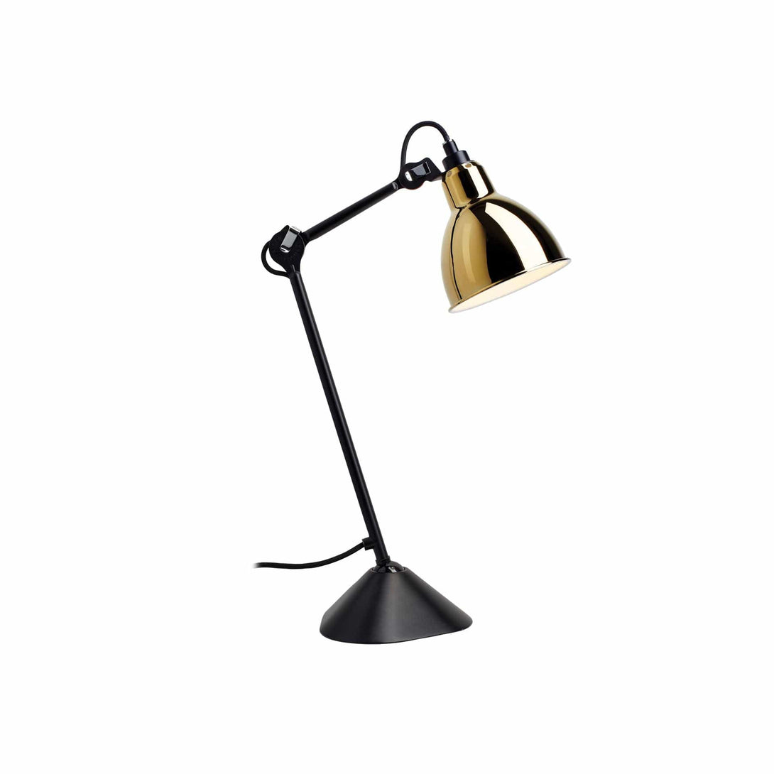 Lampade da tavolo DCW Lampe Gras N.205 Tavolo Nero Oro 3700677617040