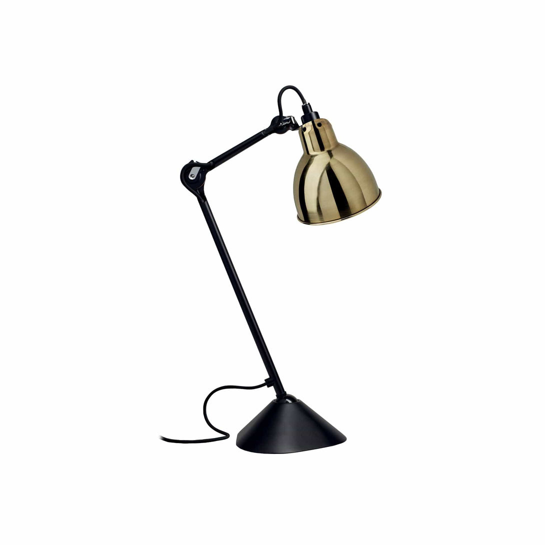 Lampade da tavolo DCW Lampe Gras N.205 Tavolo Nero Ottone 3700677611598